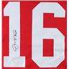 Image 2 : JOE MONTANA AUTOGRAPHED 49ERS PRO STYLE JERSEY (PSA COA)