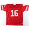 Image 3 : JOE MONTANA AUTOGRAPHED 49ERS PRO STYLE JERSEY (PSA COA)
