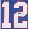 Image 2 : JIM KELLY SIGNED BILLS STATS PRO STYLE JERSEY (JSA COA)