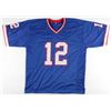 Image 3 : JIM KELLY SIGNED BILLS STATS PRO STYLE JERSEY (JSA COA)