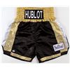 Image 1 : FLOYD MAYWEATHER HR. SIGNED BOXING TRUNKS (PSA COA)