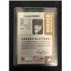 Image 2 : 2006 IN THE GAME #A-RB2 RAY BOURQUE HEROES & PROSPECTS AUTO