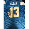 Image 2 : KEENAN ALLEN AUTOGRAPHED CHARGERS BLUE PRO STYLE JERSEY (JSA COA)