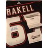 Image 2 : RICKARD RAKELL AUTOGRAPHED ANAHEIM DUCKS ADIDAS JERSEY (FRAMEWORTH COA)