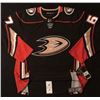 Image 3 : RICKARD RAKELL AUTOGRAPHED ANAHEIM DUCKS ADIDAS JERSEY (FRAMEWORTH COA)
