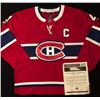 Image 2 : JEAN BELIVEAU AUTOGRAPHED MONTREAL CANADIENS FANATICS CAREER STATS JERSEY (COA)