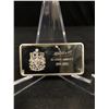 Image 2 : SIR JOHN ABBOTT PRIME MINISTERS STERLING SILVER 1 OUNCE BARS FRANKLIN MINT 1976