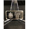 Image 2 : WILLIAM LYON MACKENZIE KING PRIME MINISTERS STERLING SILVER 1 OUNCE BARS FRANKLIN MINT 1976