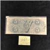 Image 2 : 1863 U.S. CONFEDERATE CIVIL WAR $5 BILL