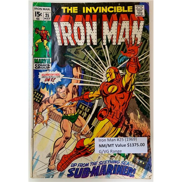 THE INVINCIBLE IRON MAN #25 (MARVEL COMICS) 1969