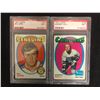 Image 1 : 1971 TOPPS GRADED HOCKEY CARD LOT (APPS/ HALL)