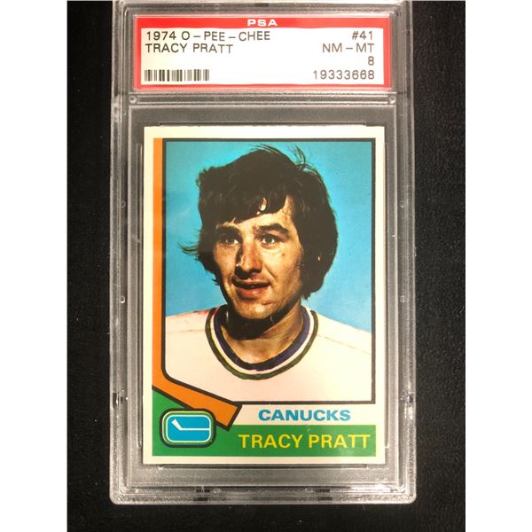 1974 O-PEE-CHEE #41 TRACY PRATT (NM-MT 8)