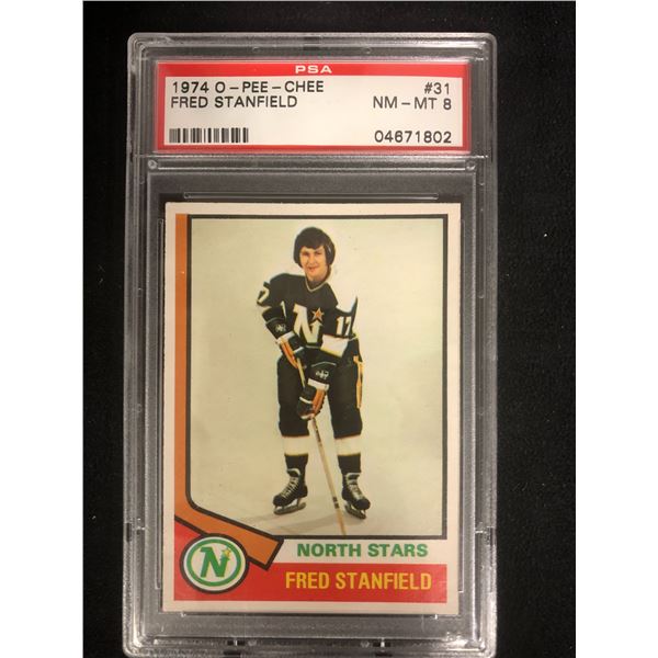 1974 O-PEE-CHEE #31 FRED STANFIELD (NM-MT 8)