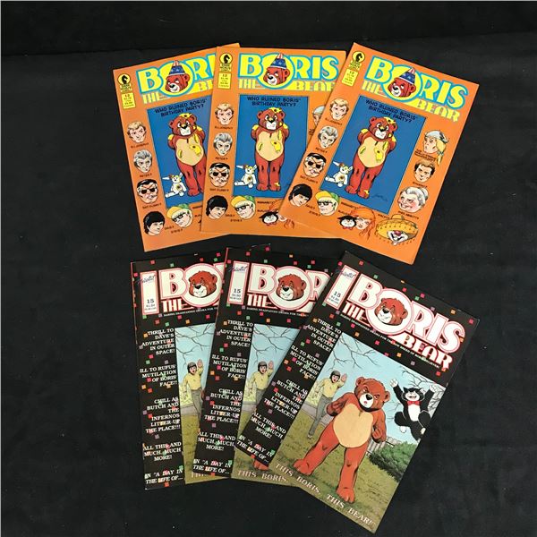 BORIS THE BEAR COMIC BOOK LOT (NICOTAT COMICS)