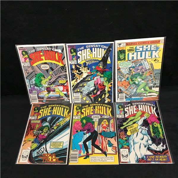 SHE-HULK COMIC BOOK LOT (MARVEL COMICS)