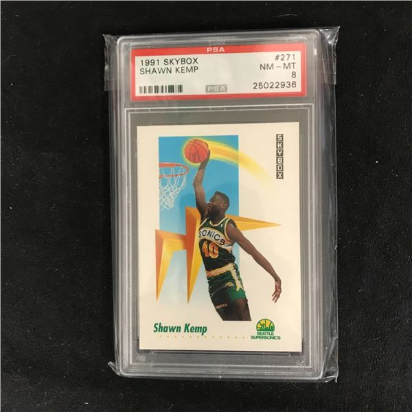 1991 SKYBOX #271 SHAWN KEMP (NM-MT 8)