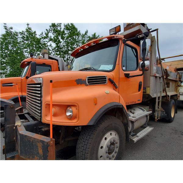 2006 FREIGHTLINER BUSINESS CLASS M2, 2DR DUMP, ORANGE, VIN # 1FVAC3DA26HW64587
