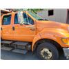 Image 10 : 2010 FORD F-650 PRO LOADER XL, 4DR DUMP TRUCK, ORANGE, VIN # 3FRNW6GA5AV251081