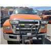 Image 4 : 2010 FORD F-650 PRO LOADER XL, 4DR DUMP TRUCK, ORANGE, VIN # 3FRNW6GA3AV249409