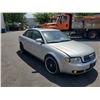 Image 1 : 2003 AUDI QUATTRO A4, 1.8 TURBO, 4DR SEDAN, SILVER, VIN # WAULC68E53A106883