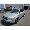 Image 2 : 2003 AUDI QUATTRO A4, 1.8 TURBO, 4DR SEDAN, SILVER, VIN # WAULC68E53A106883