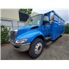 Image 1 : 2003 INTERNATIONAL 4300 FREIGHT VAN, BLUE, VIN # 1HTMMAAN13H567333