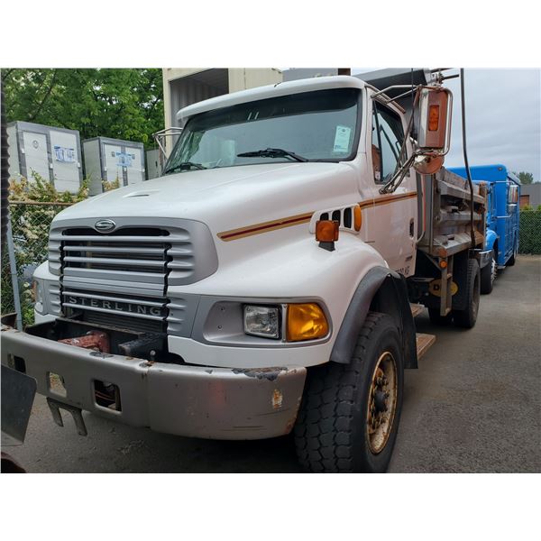 2004 STERLING ACTERRA, DUMP TRUCK, WHITE, VIN # 2FZACHAK54AM61797