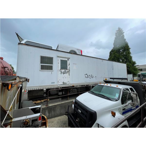 1976 BUDD 45' CONSTRUCTION TRAILER, WHITE, VIN # 134414