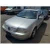 Image 1 : 2001 VOLKSWAGEN JETTA, 4DR SEDAN, GREY, VIN #3VWSP29MX1M218657