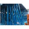 Image 2 : 6 BLUE 10' UPRIGHT PALLET RACKING AND 39 ORANGE 8' CROSS BRACES