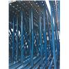 Image 2 : 6 BLUE 10' UPRIGHT PALLET RACKING AND 30 ORANGE 8' CROSS BRACES