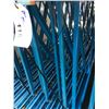 Image 2 : 6 BLUE 10' UPRIGHT PALLET RACKING AND 30 ORANGE 8' CROSS BRACES