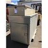 Image 2 : STAINLESS STEEL CHECKER PLATE CUSTOM CONSTRUCTION STORAGE BOX WITH 2 SIDE DOORS AND TOP LOAD