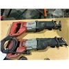 Image 2 : 2 MILWAUKEE 120V CORDED SAWZALLS