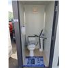 Image 3 : NEW BASTONE LOCKING PORTABLE MOBILE DOUBLE TOILET, WITH TWO TOILETS, TWO SINKS, FANS, & KEYS