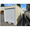 Image 3 : BEIGE 12' SELF-STORAGE STORAGE CONTAINER WITH ROLL UP DOOR L12' X W87" X H99"