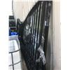 Image 2 : GREATBEAR BLACK 20' BI-PARTING WROUGHT IRON GATE WITH DEER ARTWORK IN CENTER