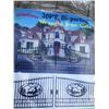 Image 3 : GREATBEAR BLACK 20' BI-PARTING WROUGHT IRON GATE WITH DEER ARTWORK IN CENTER