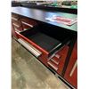 Image 2 : RED STEELMAN 15 DRAWER WORK BENCH H36" X W113" X D29" WITH ANTI-SLIP LINING