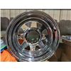 Image 2 : 4 15" X 8" 6 BOLT PATTERN CHROME RIMS