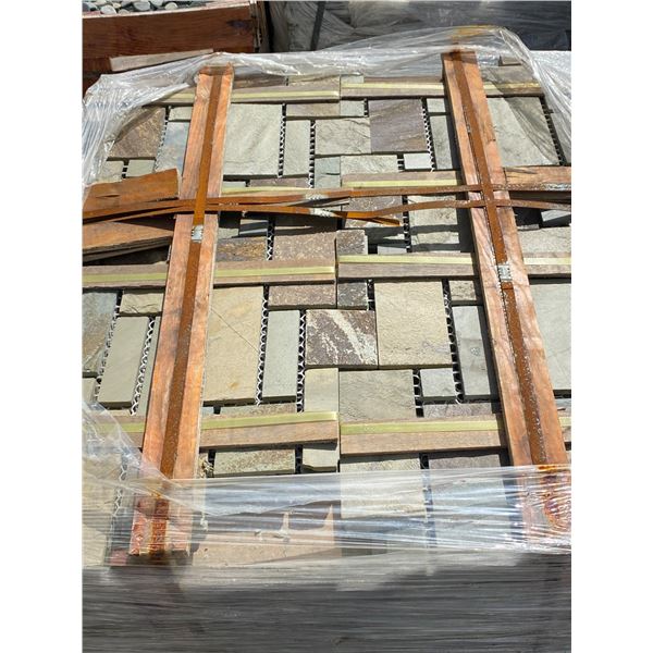A pallet of Stone tiles
