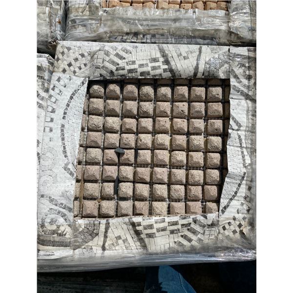A pallet of Stone tiles (various colours) Approx. 360 pieces