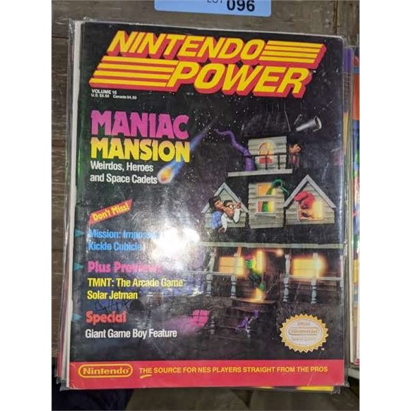 4 1990s nintendo power and 2 game guides magazines