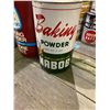 Image 2 : 2 Tin Cans (blue ribbon baking powder and nabob baking powder)
