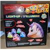 Image 2 : Light Up Glow Buddies Unicorn Toy - Approx 176 pieces