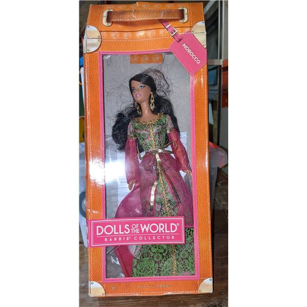 Assorted toys including collector edition Barbie musical Jewel box