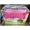 Image 9 : five boxes of toys Lego duplo mini robot Disney red cash register and Mini piano