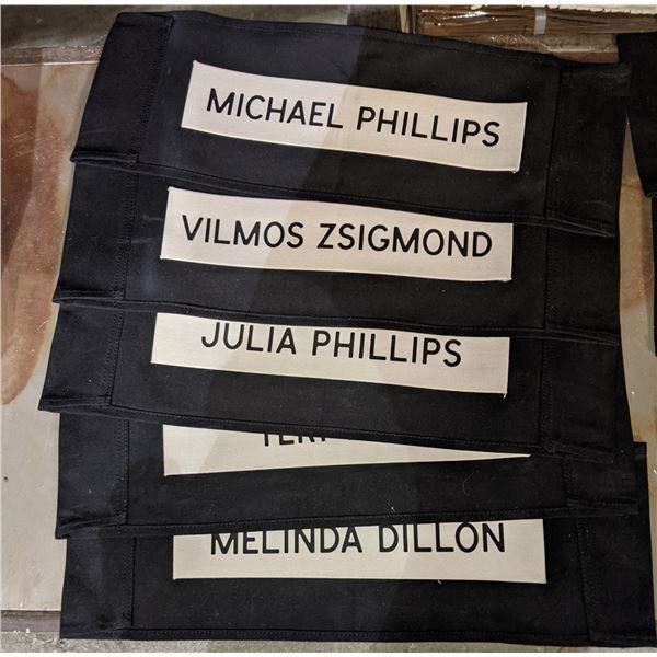project Blue book chair name tags