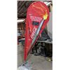 Image 1 : Vancouver Olympics Coca-Cola sign Banner approx 8ft tall x 33" wide