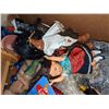 Image 1 : box of a box of assorted toys and magazines
